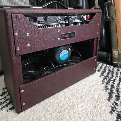Fender '65 Princeton Reverb Reissue "Bordeaux Reserve" FSR Limited Edition 12-Watt 1x12" Guitar Combo 2010s - Wine Red / Wheat image 8