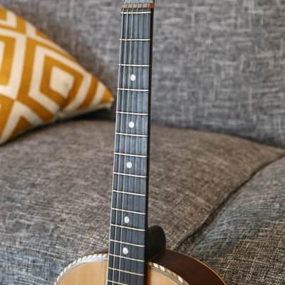 Early 1900's French Parlor Guitar - Mirecourt René Gérome Salon, Gypsy Parlor - Romantic Nylon String image 14
