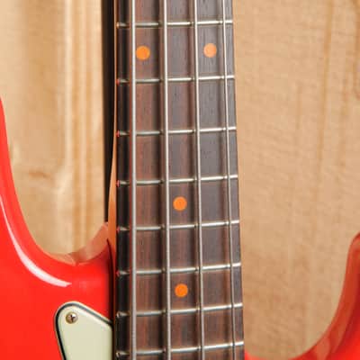 Fender Custom Shop LTD '64 Jazz Bass Journeyman Aged Fiesta Red Pre-Owned image 5