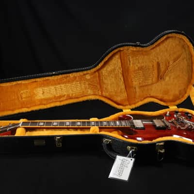 Gibson Custom 1961 Les Paul SG Standard Reissue Electric Guitar with Bigsby - Cherry Red, VOS 701 image 14