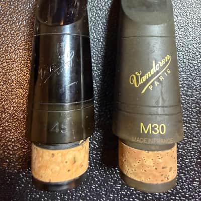 Vandoren B45 & M30 Clarinet Mouthpieces w/ Legere 2.25 Reed, Rovner Cap & Ligature image 2