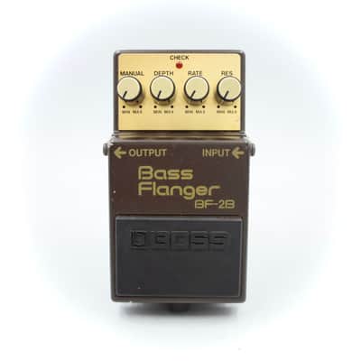 Boss BF-2B Bass Flanger 1989 Made in Japan Green Label Bass Guitar Effect Pedal ACA AA03803 image 2