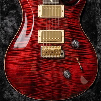 PRS Custom 24 10-Top 2023 Fire Smoke-burst image 1