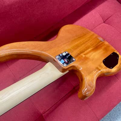 Yamaha TRBX174EW Mango Wood 4-String Electric Bass Guitar - Natural image 10
