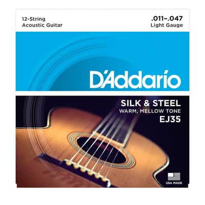 EJ35 Silk and Steel Folk 11-47 D'Addario image 1