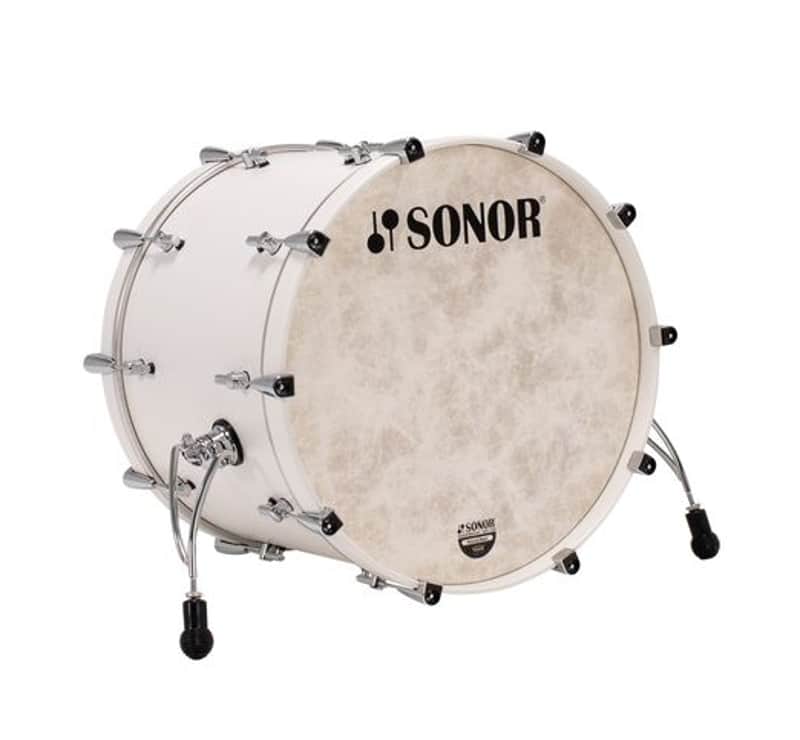 Sonor MOMENTUM Maple 22x17.25 BD No Mount Satin Pure White image 1