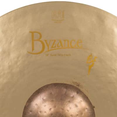 Meinl Byzance Vintage Sand Thin Crash Cymbal 18 image 4