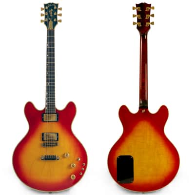 1980 Gibson ES-Artist Moog Active Circuit - Cherry Burst image 12