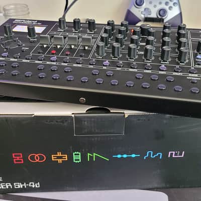 Roland SH-4D Polyphonic Desktop Synthesizer 2023 - Present - Black image 2