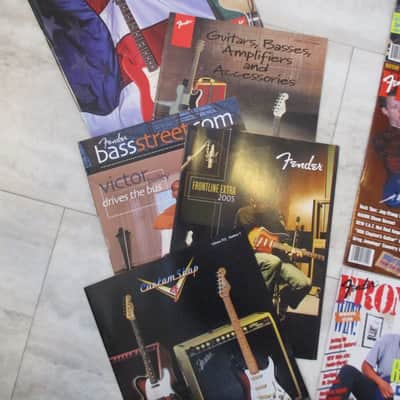 Fender Frontline Back Issues 1990's + Case Candy tags etc. image 2