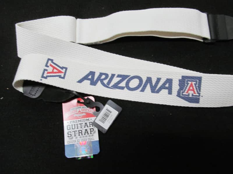 College Guitars Arizona Wildcats Guitar Strap Officially Licensed MIA *FREE SHIPPING image 1