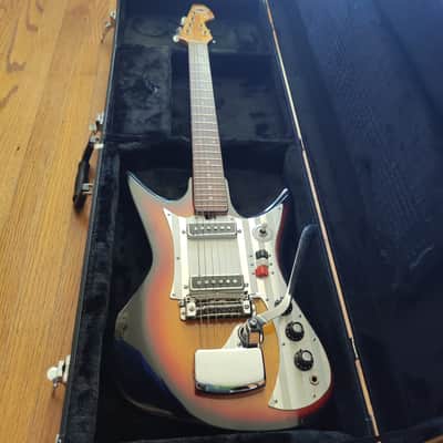 Teisco ET 230 Sharkfin 1967 Sunburst finish Excellent condition image 18