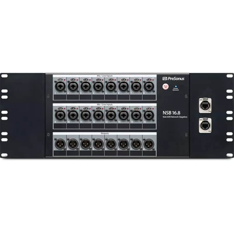 Presonus NSB 16.8 16 x 8 AVB Networked Digital Stage Box Microphone Preamps image 1