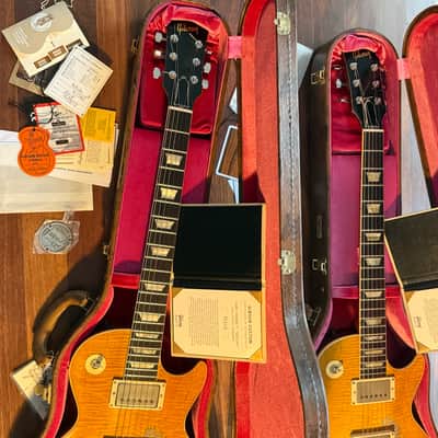 2 Gibson Les Paul Custom Shop GREENY Murphy Lab 3.664g u. 3.669g Tausch und Ratenzahlung möglich. Aus meiner Sammlung - verkaufe meine beiden Gibson Les Paul Custom Shop GREENY Murphy Lab image 11