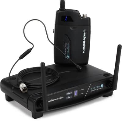 Audio-Technica ATW-1101/H92 System 10 Digital Wireless Headset Microphone System 2010s - Black image 1