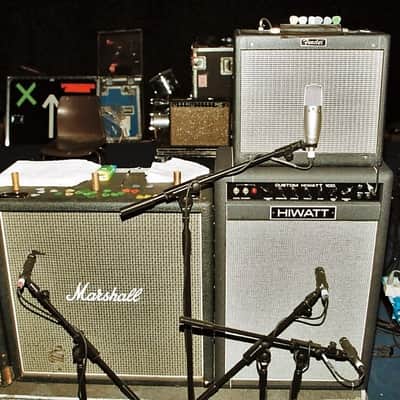 Hiwatt Custom 100 2x12 Vertical Combo ex Noel Gallagher OASIS 2000s - Black image 7