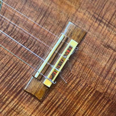 Hindmarsh Valley Ukuleles Custom Order Baritone Uke - Flamed Koa #16 - w/ HSC image 9
