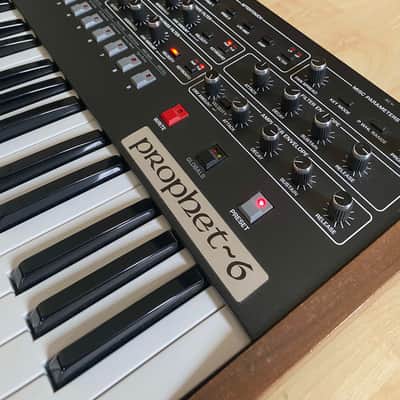Dave Smith Instruments Prophet 6 49-Key 6-Voice Polyphonic Synthesizer 2015 - 2018 - Black with Wood Sides image 5
