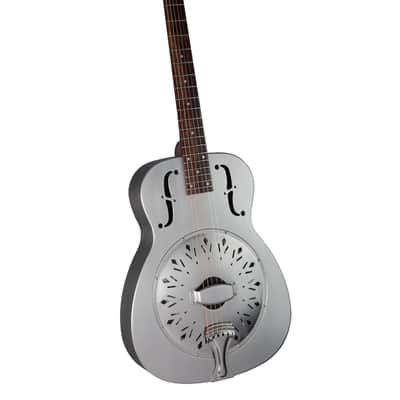 Regal RC-1 Metal Body Style-O Duolian Guitar – Brushed Nickel-Plated Steel image 1