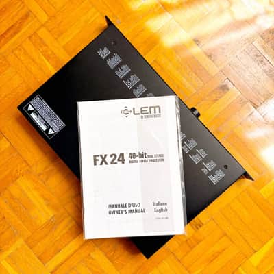 LEM FX-24 Multi-effect Reverb Delay Box! Made in Italy in 1990s! With original printed manual! image 7
