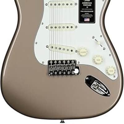 Fender American Vintage II 1965 Stratocaster Electric Guitar. Round-Lam Rosewood Fingerboard, Shoreline Gold image 4
