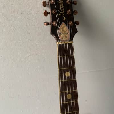 Mondell Custom Guitars Model T “Spanish Galleon” 2023 - Gold Leaf Metal Mosaic Top - Brazilian Rosewood Fingerboard image 13