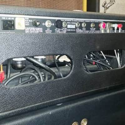 1980 Fender 75 Tube Amp Head w/ Matching 410 Speaker Cabinet image 5