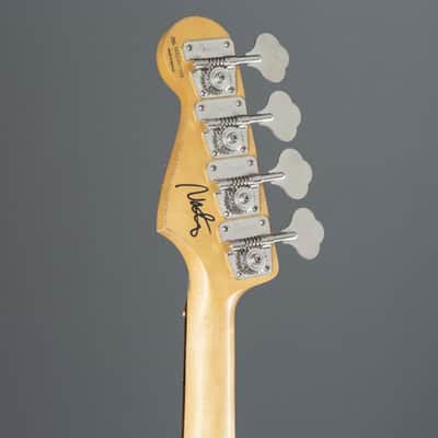 Fender AS Nate Mendel P-Bass RW CAR Candy Apple Red - 4-String Electric Bass image 4