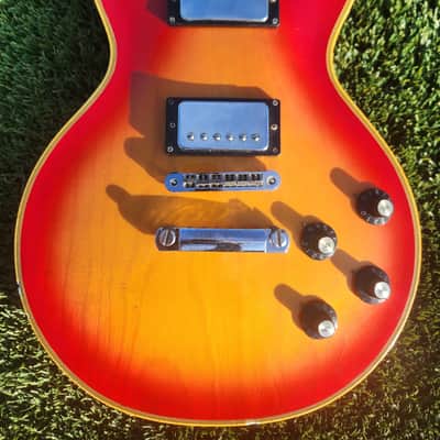 1980s MIJ Aria Pro II Matsumoku Les Paul Custom (LC-500) - Sunburst image 5