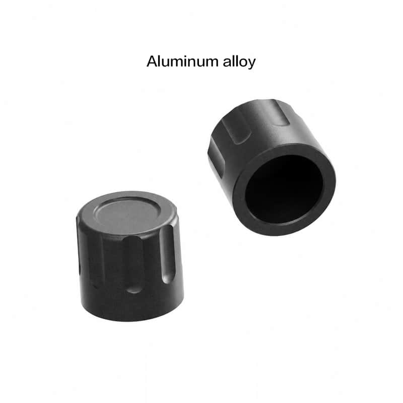 Zurlug ZK15 15mm CNC Aluminum Control Knobs Black Set of 4 image 1