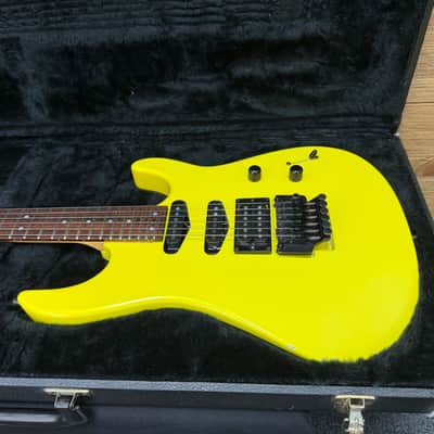 Hamer USA Chaparral Standard Guitar- 1988- Neon Yellow- 8lbs 4oz w/OHSC image 23