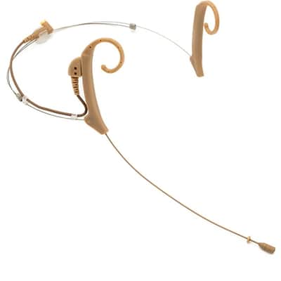 Thor AV SH20-T-TA4F Dual Ear Omnidirectional Headworn Microphone with TA4F Cable, Tan image 5