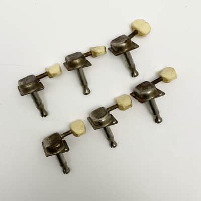 6 Fender F Tuners in-line Late 60's early 70's - Chrome image 5