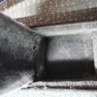 1990s 2000s Well Made Era TKL Guitar Hardshell Case Archtop Style 43X16X3 Grey Fuzzy Lining Fits Epiphone Gibson Eastwood 335 Dot Sheraton Casino image 4