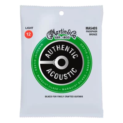 MA540S AUTHENTIC MARQUIS SILKED 92/8 Phosphore Bronze Light 12/54 Martin Strings image 1
