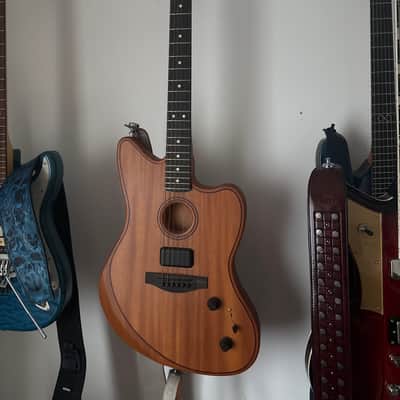 Fender American Acoustasonic Jazzmaster All-Mahogany 2022 - Present - Natural image 1