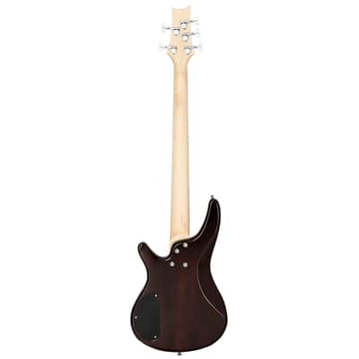 🎸5 String Glarry "EyeBuzz" S Style Electric Bass Guitar +Rosewood Fretboard Soft +Case/Gig Bag +Strap+Cable +Pick!🎸 image 9