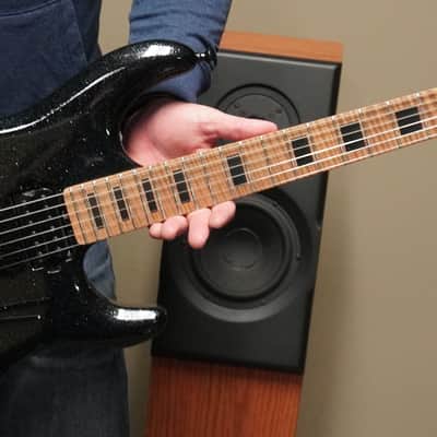 Ernie Ball Music Man-Ball Family Reserve Luke III - Vault 2021 #43 of 69 - Classic Black Sparkle image 1
