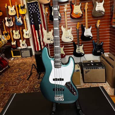 Rare! Fender Adam Clayton Artist Series Signature Jazz Bass 2015 - Present - Sherwood Green Metallic image 1