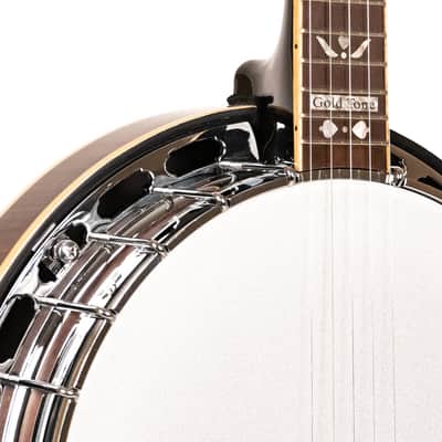 Gold Tone OB-250+/L: Lefty Orange Blossom Banjo with JLS #12 Tone Ring with Case image 4