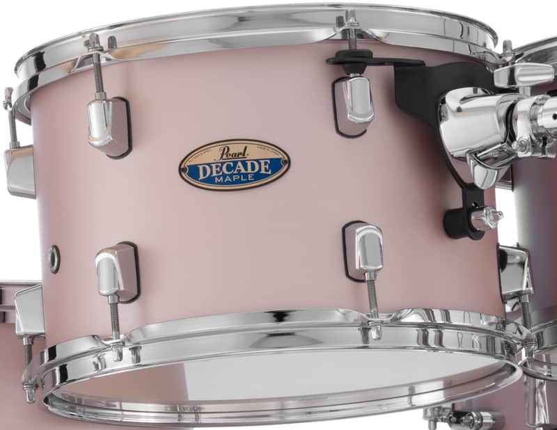Pearl Decade Maple 12x8" Rose Mirage Lacquer #849 Rack Tom Tom Drum w/Opti-Loc Mount | WorldShip | NEW | Authorized Dealer image 1