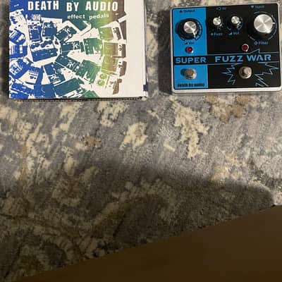 Death By Audio Super Fuzz War Tremolo/Fuzz 2017 - Black/Blue image 3