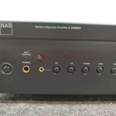 NAD C 326BEE Stereo Integrated Amplifier 2000's - Black image 2