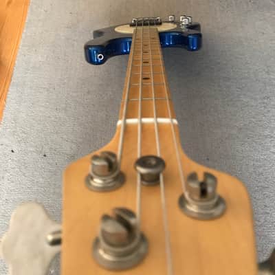 Lefty Ernie Ball Music Man StingRay 4 H 2002 Blue Pearl image 12