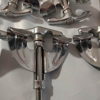 Pearl Drums Export Vintage 1980s Bass Drum Claws and Tension Rod Set of 16 image 11