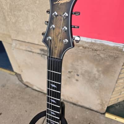 Legator HSC300 PRO Helio Single Cut 2026 - Black/Gold Satin Burl image 5