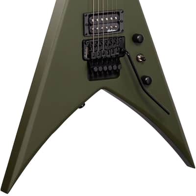Jackson Dinky Arch Top JS22 Jackson JS Series King V JS32 Electric Guitar, Amaranth Fingerboard Guitar, Matte Army Drab image 3