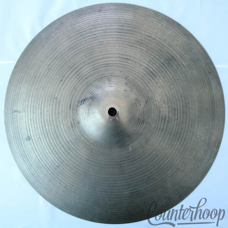 *Zildjian 14" Hi-Hat/Crash Cymbal 50s 882g Thin Vintage B20 Avedis A Top/Bottom* image 1