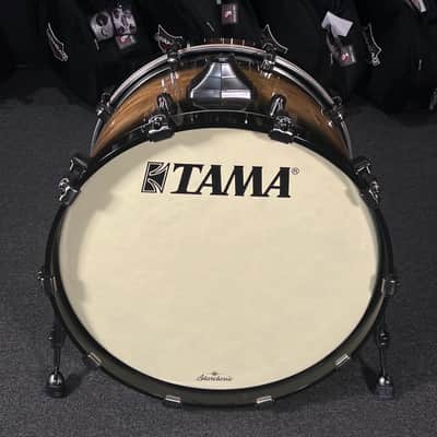 Tama MEB2014MULNWB Starclassic Maple 14x20" Bass Drum in Natural Pacific Walnut Burst w/ Smoked Black Nickel Hardware image 3