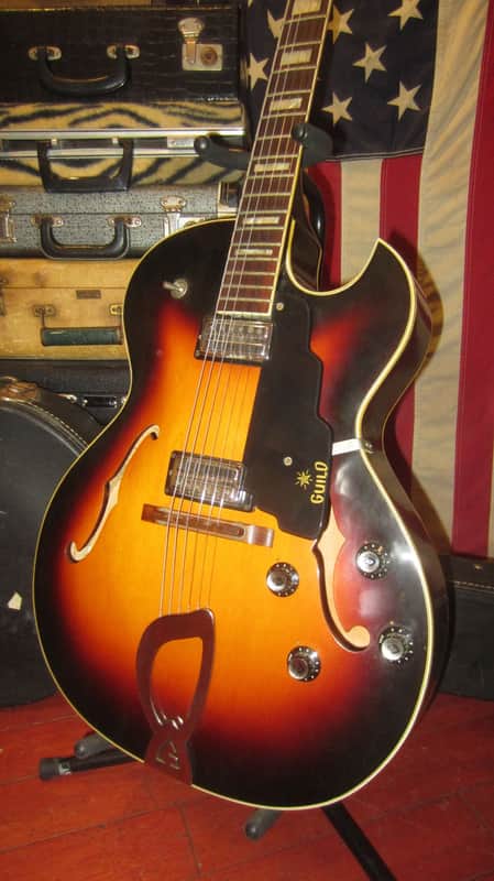 1967 Guild CE-100 Hollowbody Electric Sunburst w/ Original Case image 1